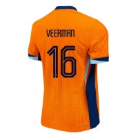Netherlands Joey Veerman #16 Replica Home Shirt Euro 2024 Short Sleeve
